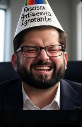 Boric Nazi Idiot Meme Template