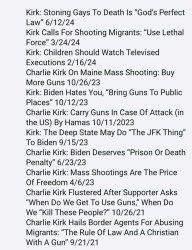 Charlie Kirk Controversial statements Meme Template