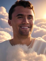 Charlie Kirk heaven Meme Template
