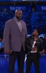 Shaq Kevin hart Meme Template