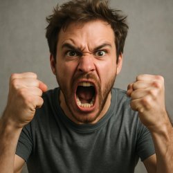 a guy raging Meme Template