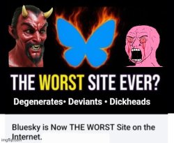 BlueSky is the worst Meme Template