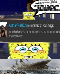 istg I will generate an iceberg Meme Template