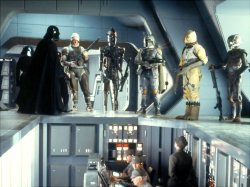 vader and bounty hunters Meme Template