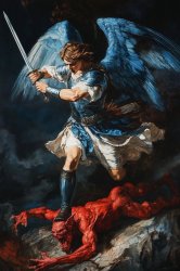 Archangel Michael Meme Template