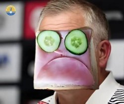 Chris wilder ham sandwich face Meme Template