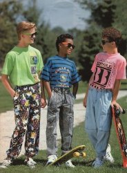80s style fashion boys Meme Template