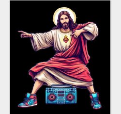 Hip Hop Jesus Meme Template