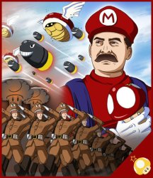 Comrade Mario Meme Template