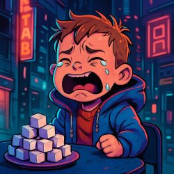 kid crying for suger and its infront of him Meme Template