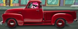 pinkie drives chevys to pick up heavys Meme Template