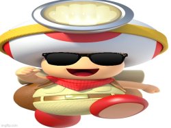 Capatain Toad With Sunglasses Meme Template