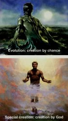 Evolution vs Creation Meme Template