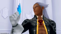 Ansem looking at a Card Meme Template