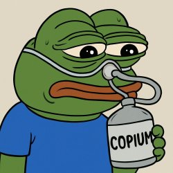 copium pepe Meme Template