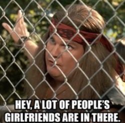 A lot of guys girlfriends are in there Meme Template