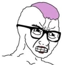Mohawk Wojak Meme Template