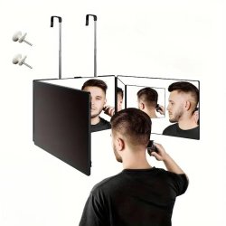 Cutting hair mirror Meme Template