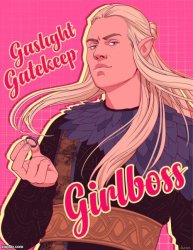 Gaslight Gatekeep Girlboss Meme Template