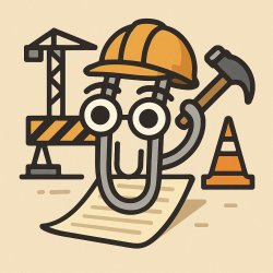 Construction Clippy Meme Template