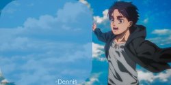 Denji aot announcement template Meme Template