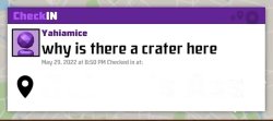 why is there a crater here? Meme Template