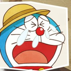 Unbelievable Epic Crying Doraemon Meme Template