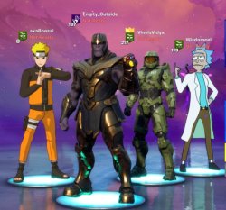 Fortnite characters Meme Template