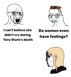 can't believe she didn't cry Meme Template