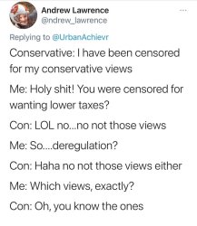 i have been censored for my conservative views Meme Template