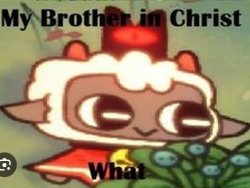 Cult of the lamb Meme Template