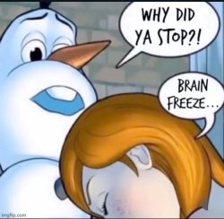 Brain Freeze Meme Template