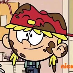 Lana Loud in a Messy Mud Meme Template