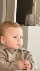 serious baby Meme Template