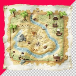 Treasure map Meme Template