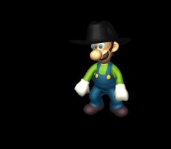 Cowboy Luigi Meme Template