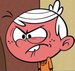 Frustrated Lincoln loud (tlh) Meme Template