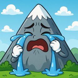mountain crying Meme Template