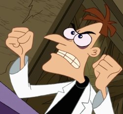 Curse You Perry The Platypus Meme Template