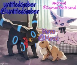 UntitledGoober, Mewo, Amethyst Shared temp Meme Template