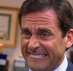 The office Michael Scott Face Meme Template