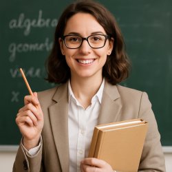 smart woman teacher Meme Template