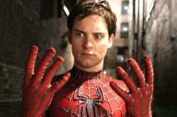 spiderman looking hands BRIGHT Meme Template