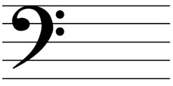 bass clef staff music Meme Template