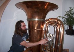 tuba giant contra instrument band brass Meme Template