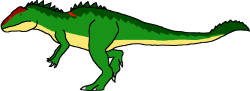 Scarred Croc (Left View) Meme Template