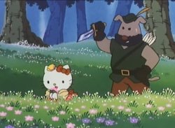 Hello Kitty Snow White Meme Template