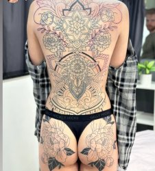 Full Back Tattoo Meme Template