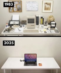 Desk to laptop Meme Template
