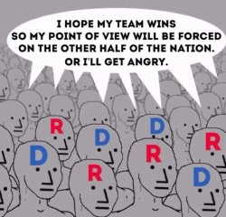 I hope my team wins so my point of view will be forced on the Meme Template